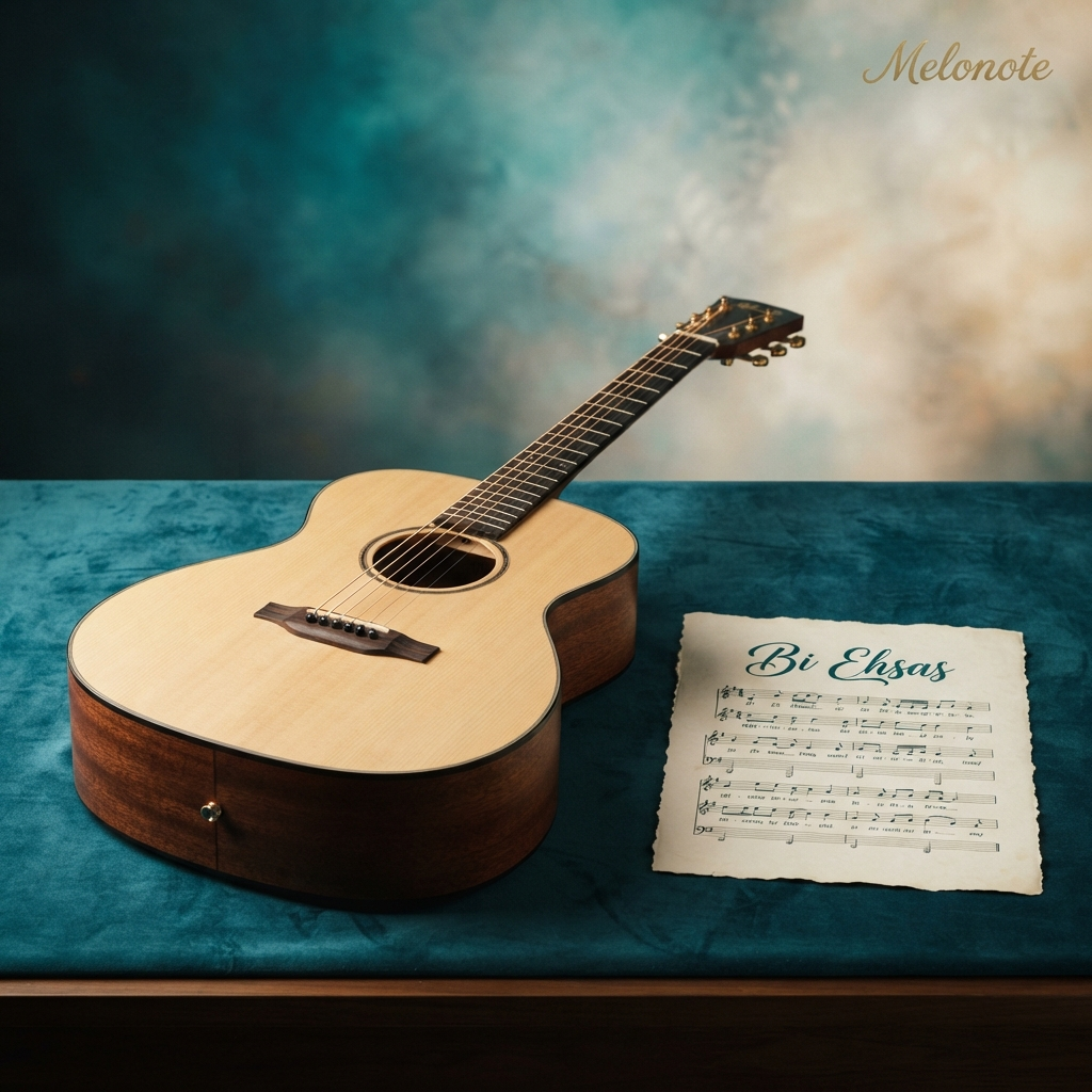 نت گیتار آهنگ «بیاحساس» شادمهر عقیلی | فایل PDF بههمراه بکینگ ترک اختصاصی